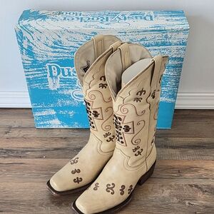 ~DISCONTINUED~ Dusty Rocker Ladies Boots Sz 8 "Dusty Devotion" NOS Square Toe